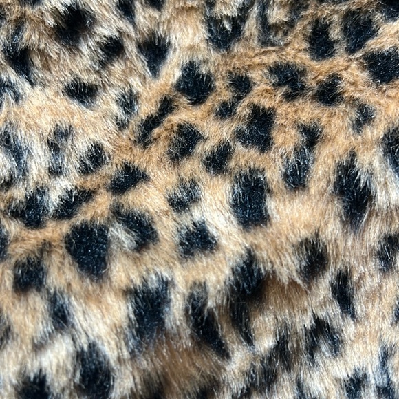 NWOT NEW Leopard Faux Fur Christmas Stocking 17" - Picture 8 of 9